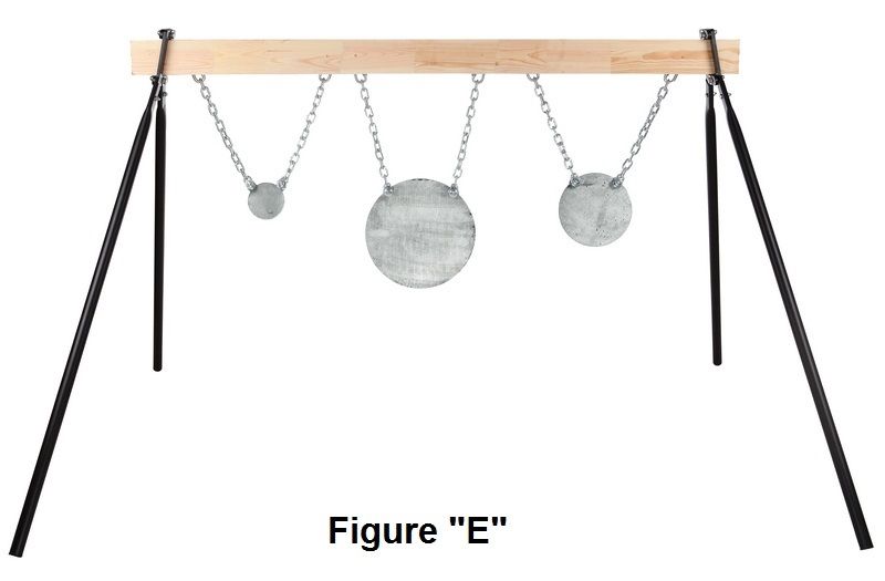 AR500 Steel Shooting Targets 3/8" Gongs and IDPA ISPC Laser Cut