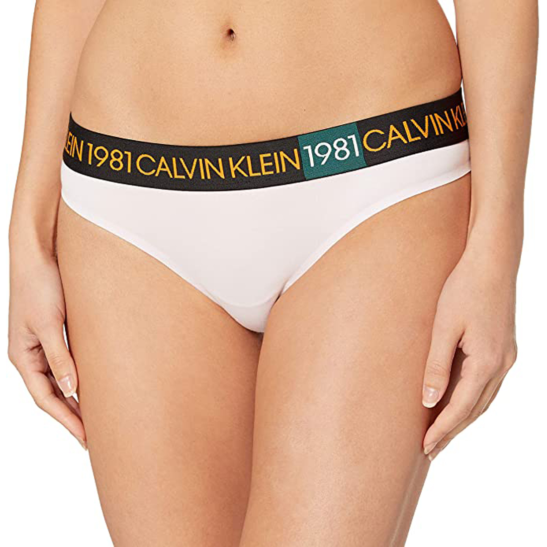 Женские смелые хлопчатобумажные трусики-стринги Calvin Klein 1981 года выпуска
