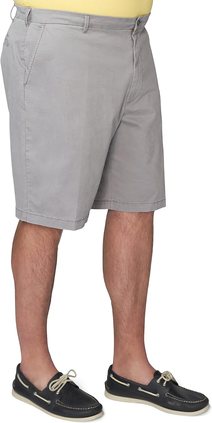 IZOD Men's Classic Flat Front Chino Short - Picture 13 of 21