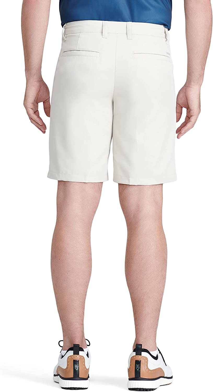 IZOD Men's 9.5" Micro Twill Flat Front Golf Short - Afbeelding 8 van 8