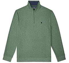 Пуловер с круглым вырезом из мягкого однотонного флиса IZOD Mens Advantage Performance с длинным рукавом 4690₽