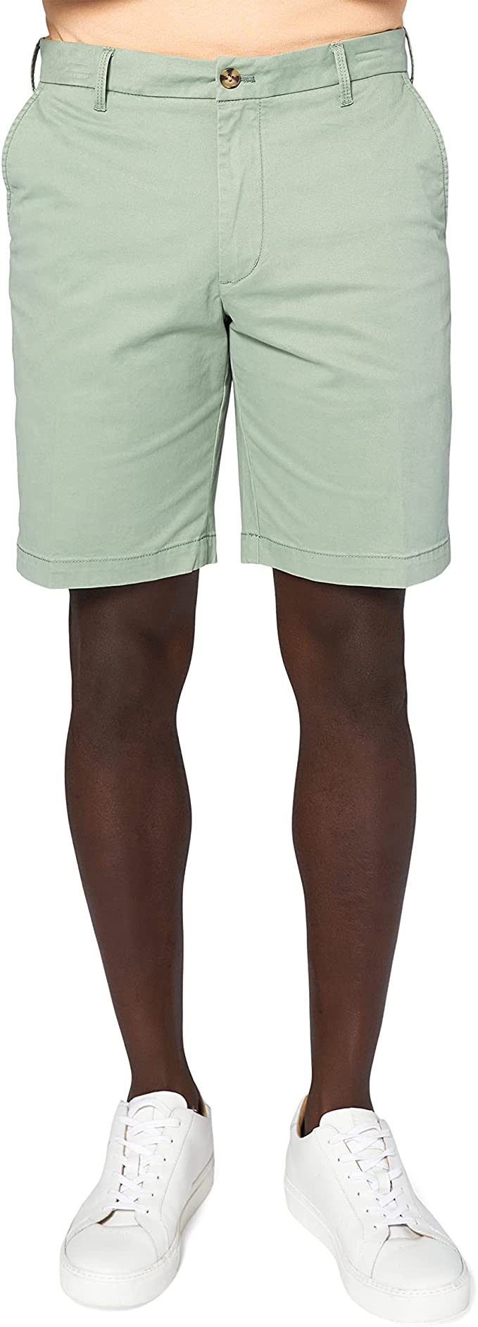 IZOD Men's Classic Flat Front Chino Short - Picture 8 of 21