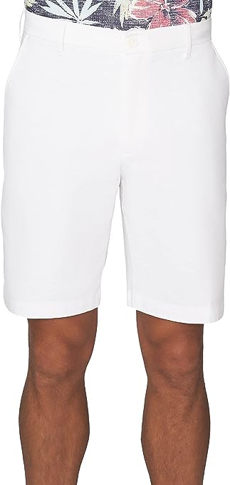 IZOD Men's Classic Flat Front Chino Short - Picture 18 of 21