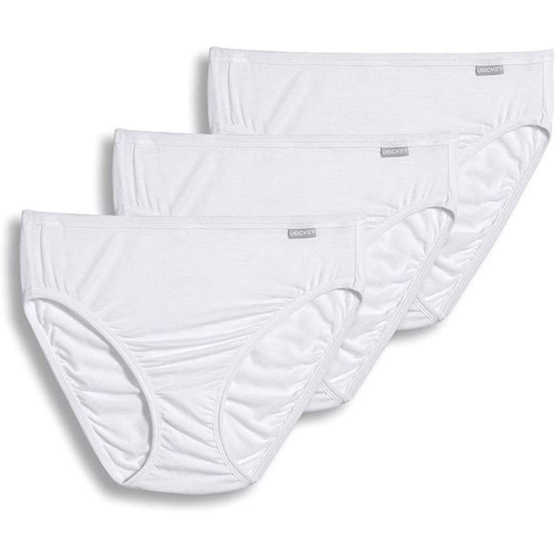 Jockey Women's Underwear Supersoft French Cut 3 Pack, White, 5 eBay