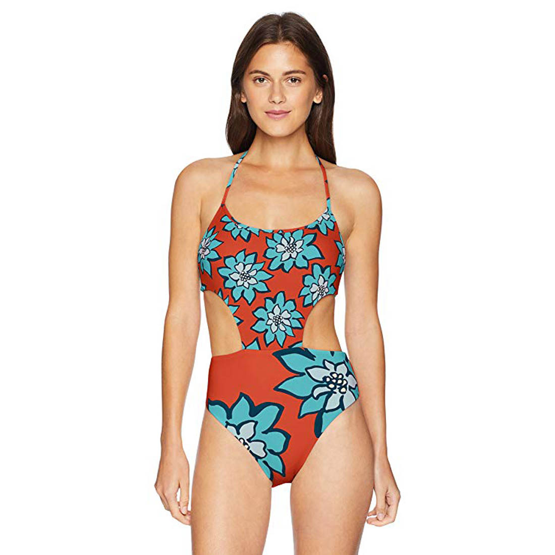 cut out side swimsuit