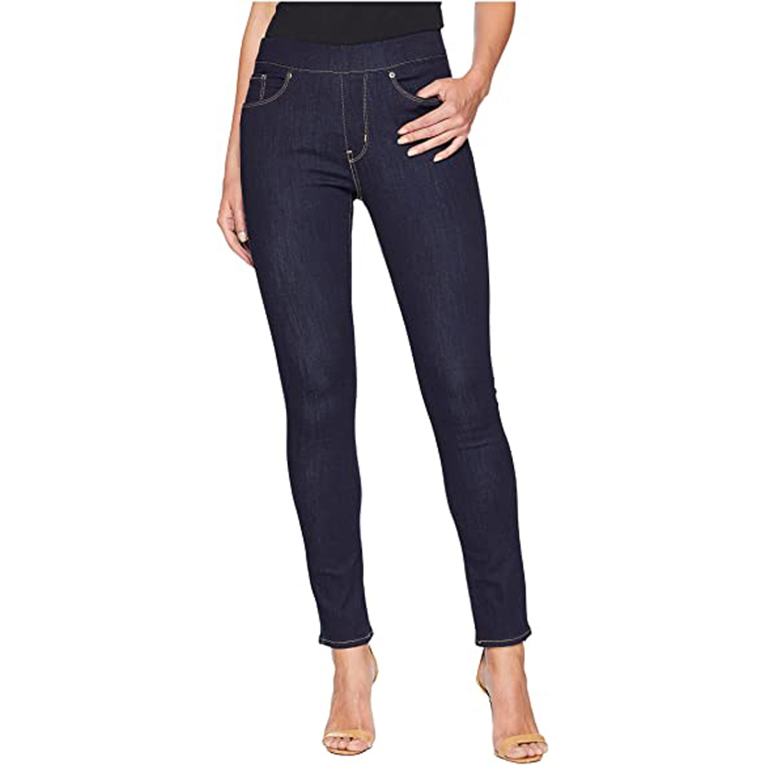 womans pull on jeans