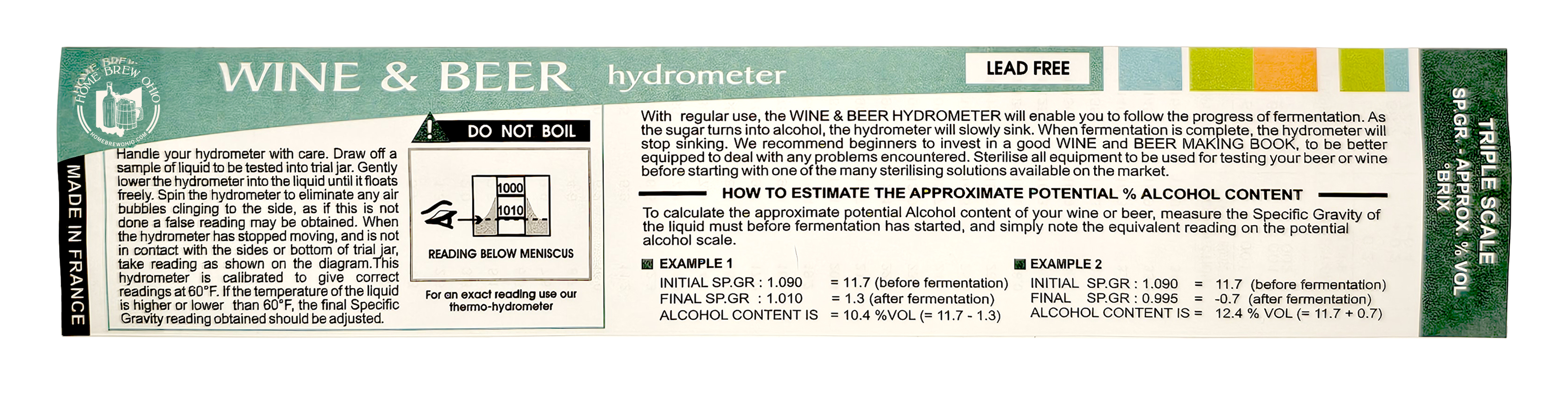 Triple Scale Hydrometer - Picture 5 of 7