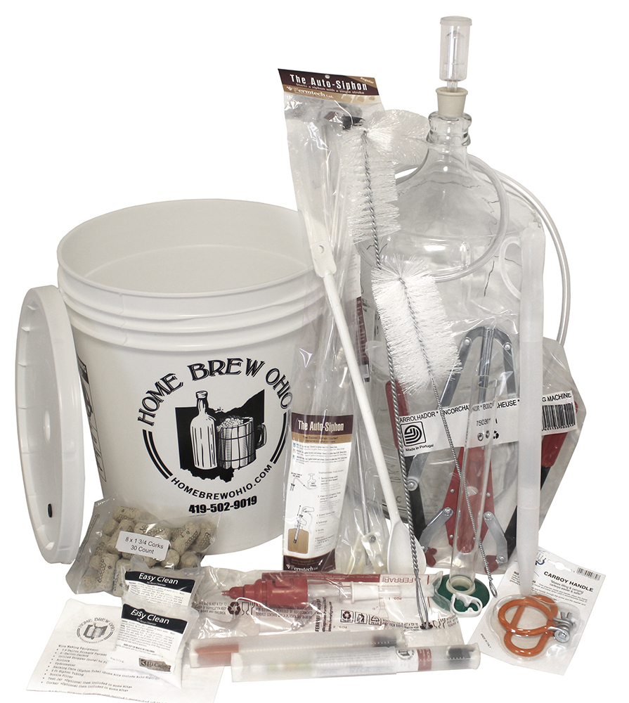 Ultimate Starter Winemaking Equipment Kit w/ Glass Carboy Ultimate Starter Winemaking Equipment Kit w/ Glass Carboy
