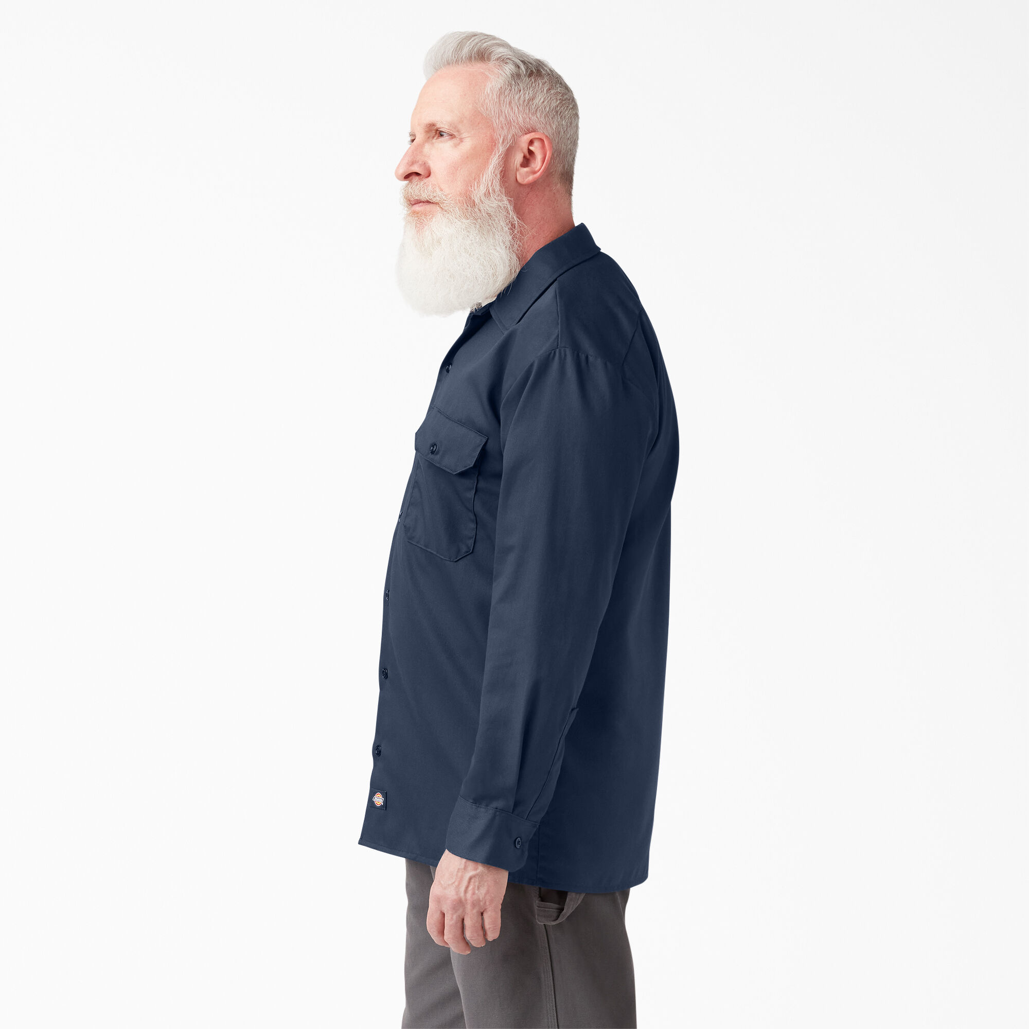Dickies 574 Men's Long Sleeve Work Shirt - Picture 37 of 46