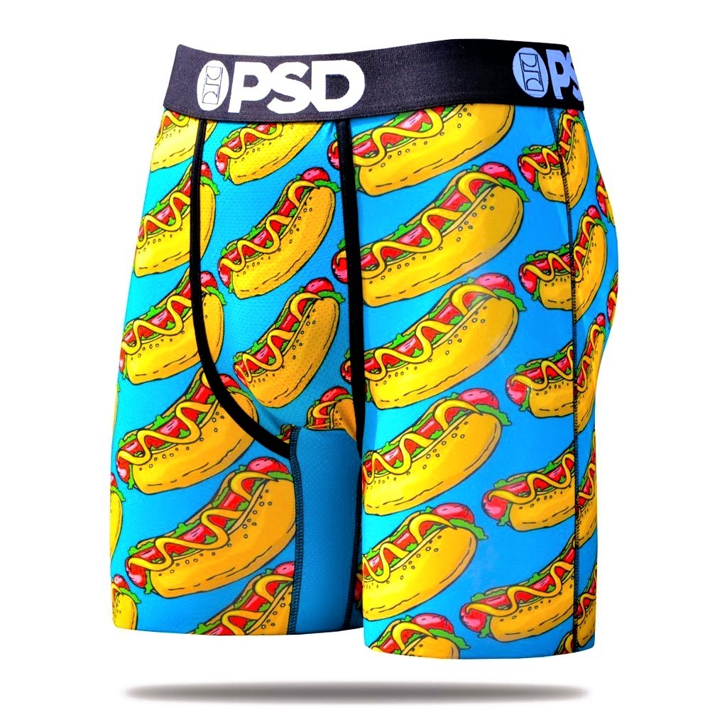 PSD Underwear Hot Dogs Mens Boxer Briefs Black XL 840016915239 eBay