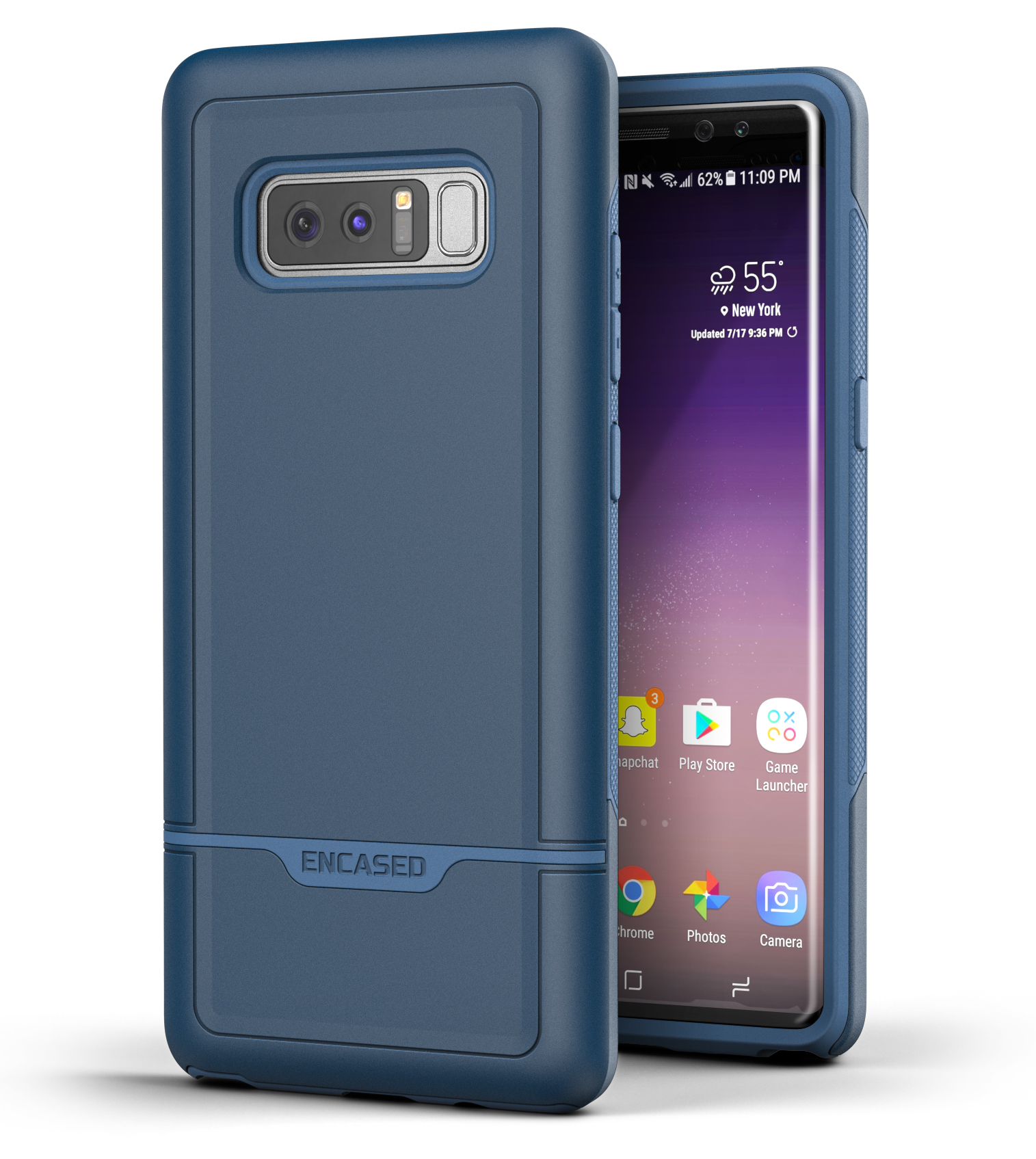 For Samsung Galaxy Note 8 Military Spec Rebel Tough Commuter Case & Holster - Picture 8 of 12
