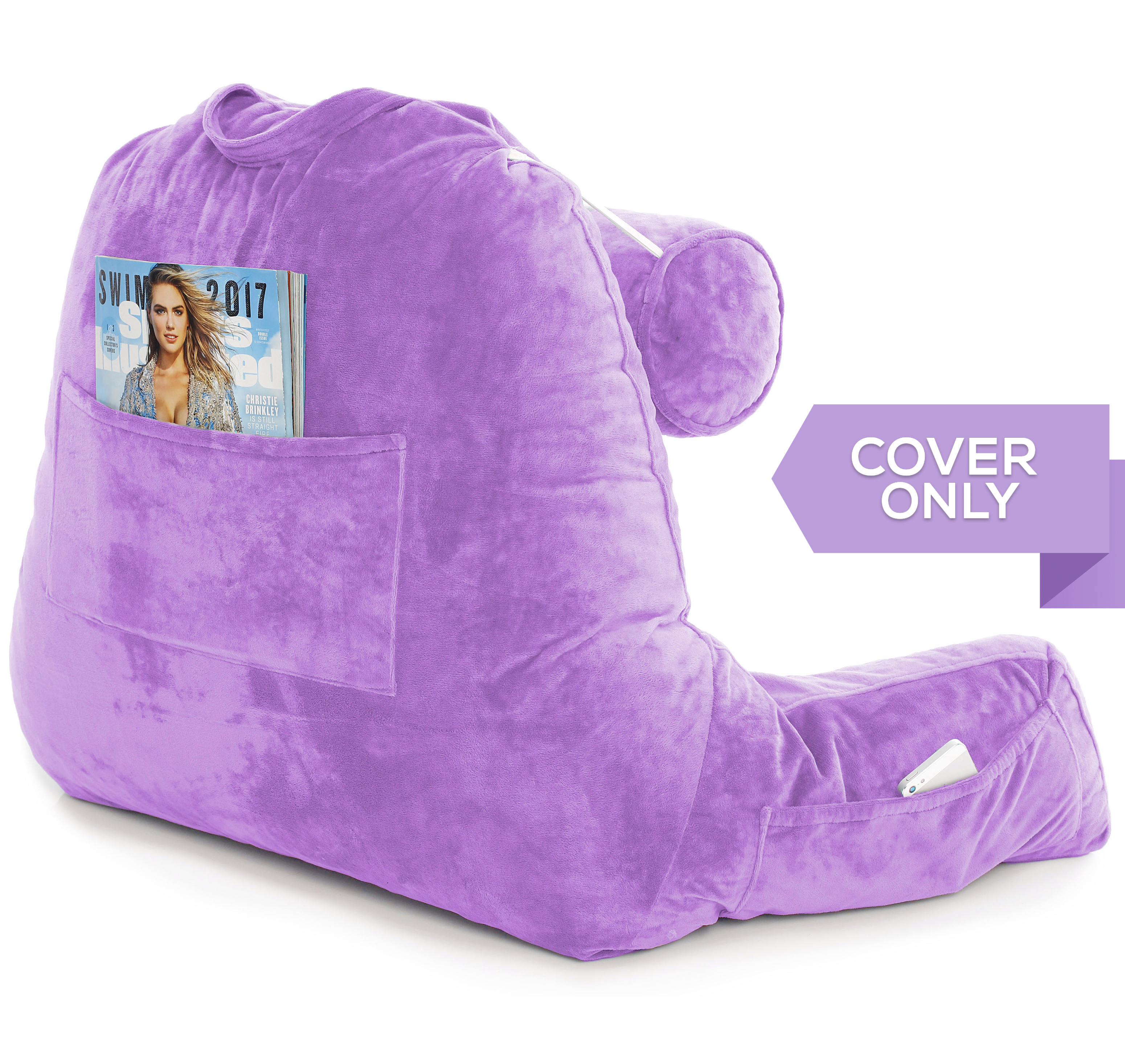 Husband Pillow Cover Bed Rest Reading Pillow Replacement Cover eBay