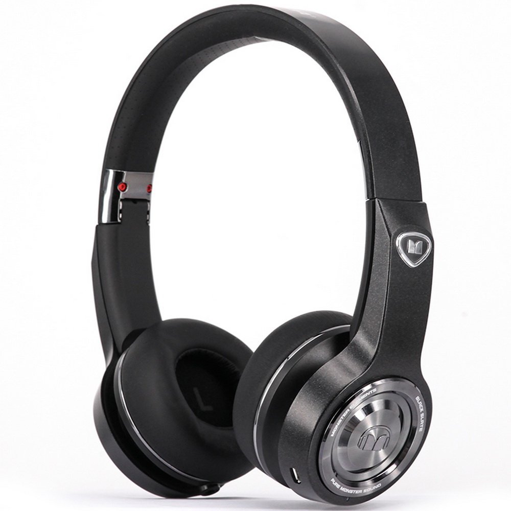 Monster Elements OntheEar Bluetooth Wireless DJ Headphones, Black Slate 50644750069 eBay