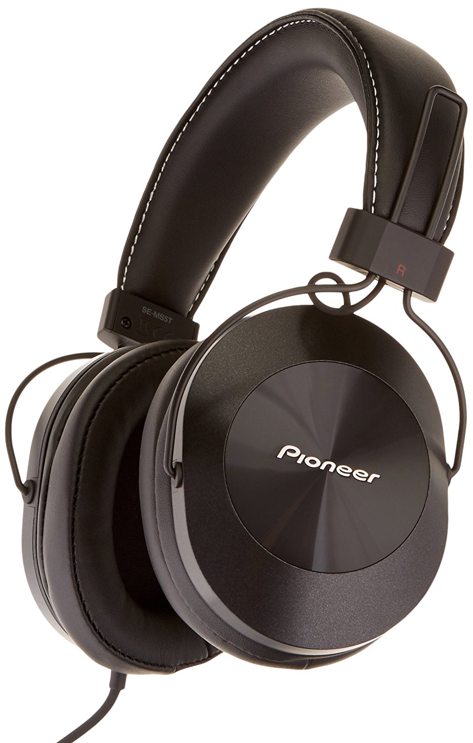 Pioneer HiRes Over Ear Wired Stereo Headphone w/ Mic, Black (SEMS5TK