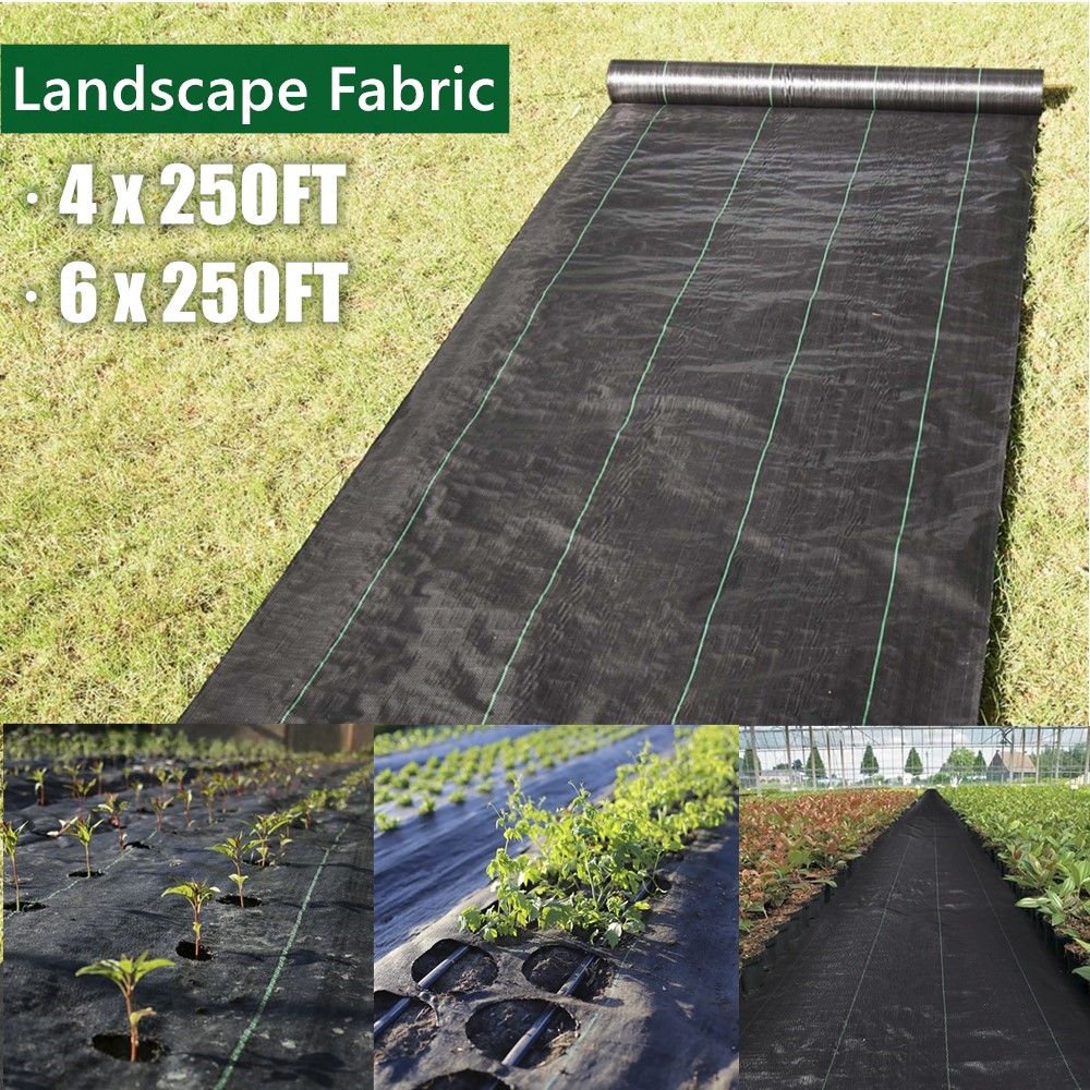 Yescom Weed Control Fabric Landscape Heavy Duty Woven Barrier Ground Cover - Picture 26 of 49