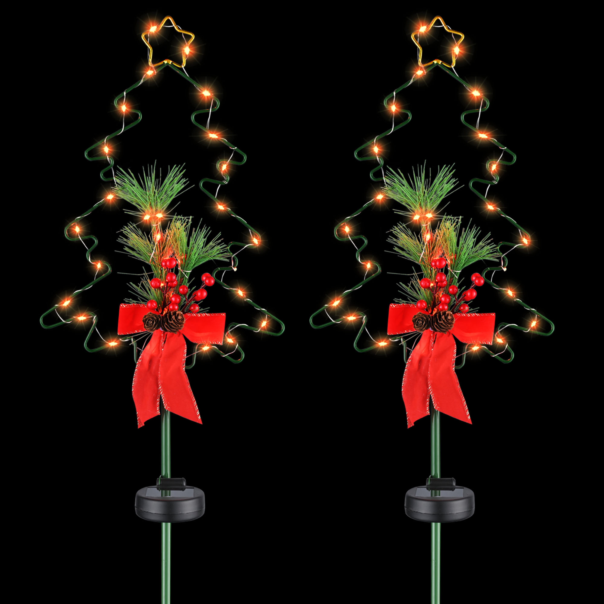 Stake Lights LED Pathway Garden Christmas Decor Outdoor 2/4/8/12 Pack - Picture 31 of 85
