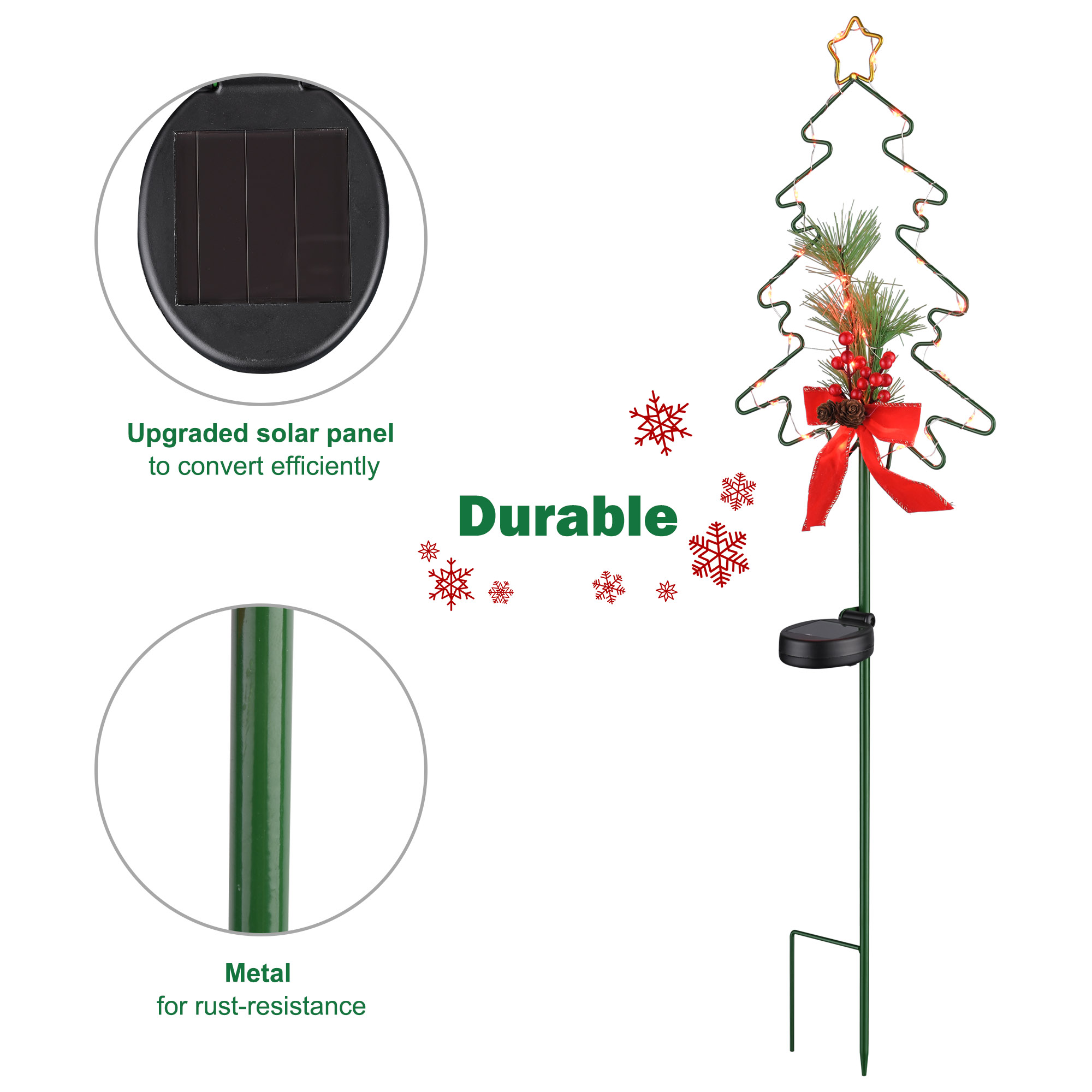 Stake Lights LED Pathway Garden Christmas Decor Outdoor 2/4/8/12 Pack - Picture 40 of 85
