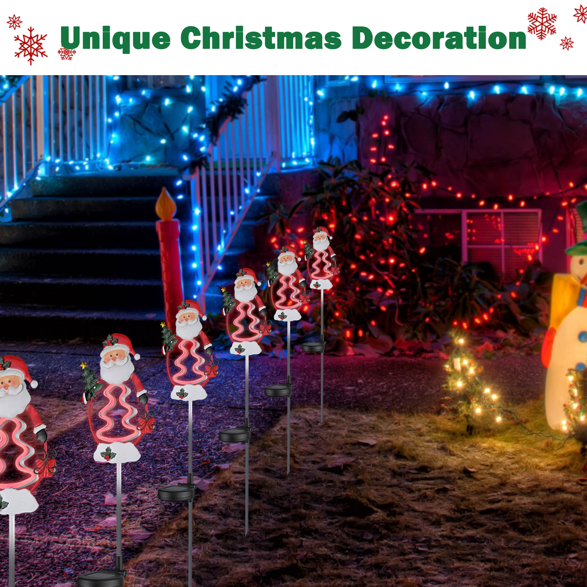Stake Lights LED Pathway Garden Christmas Decor Outdoor 2/4/8/12 Pack - Picture 57 of 85