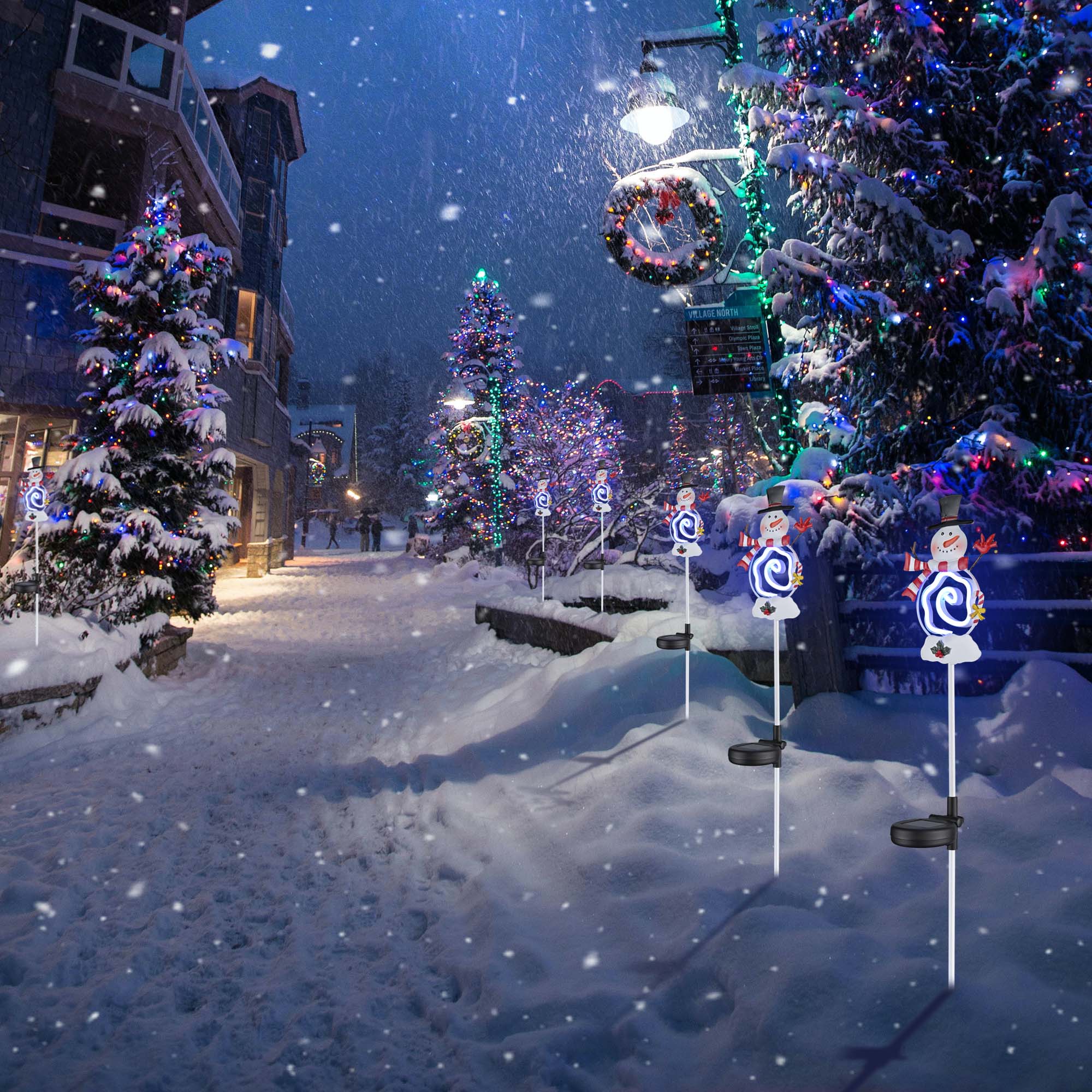 Stake Lights LED Pathway Garden Christmas Decor Outdoor 2/4/8/12 Pack - Picture 72 of 85