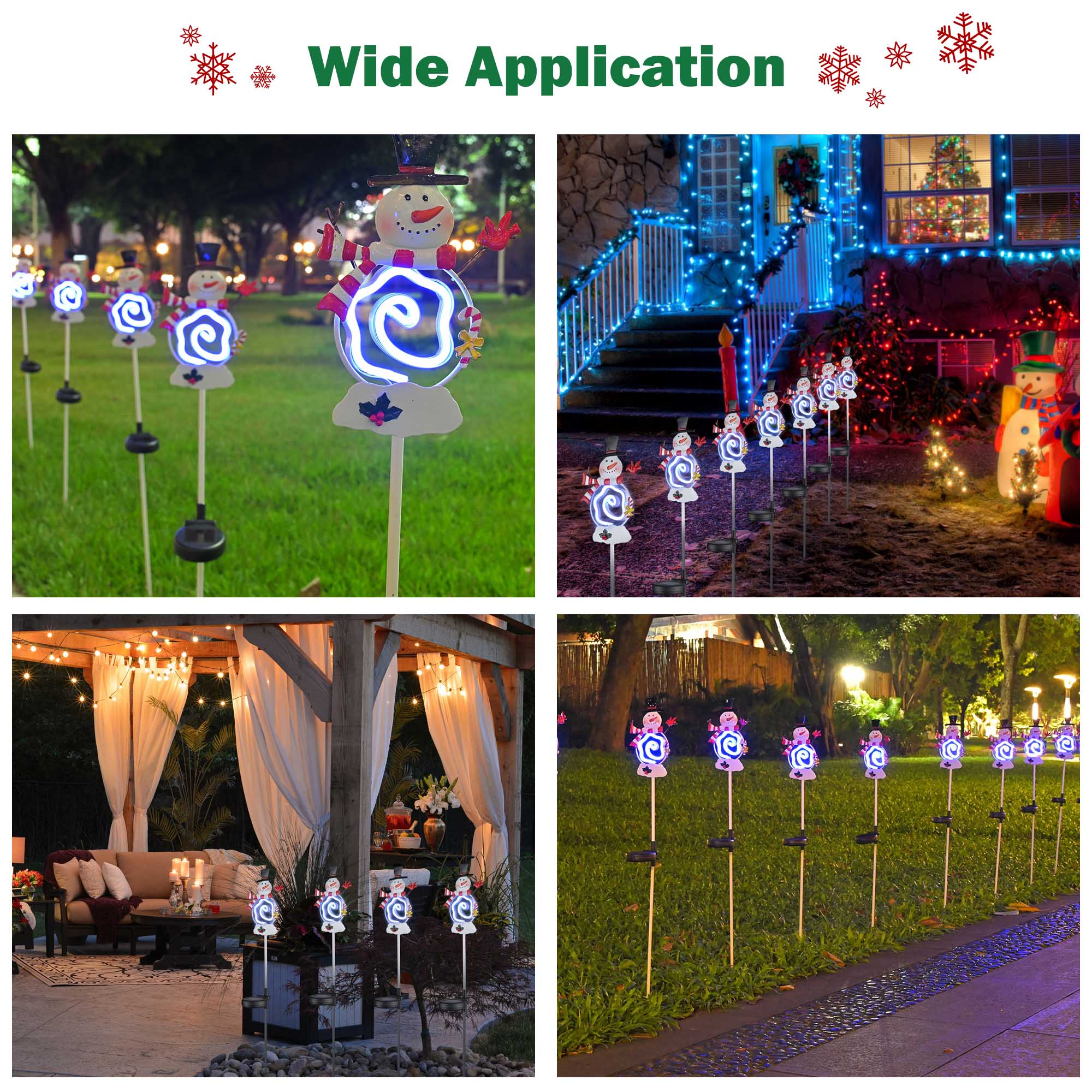 Stake Lights LED Pathway Garden Christmas Decor Outdoor 2/4/8/12 Pack - Picture 82 of 85