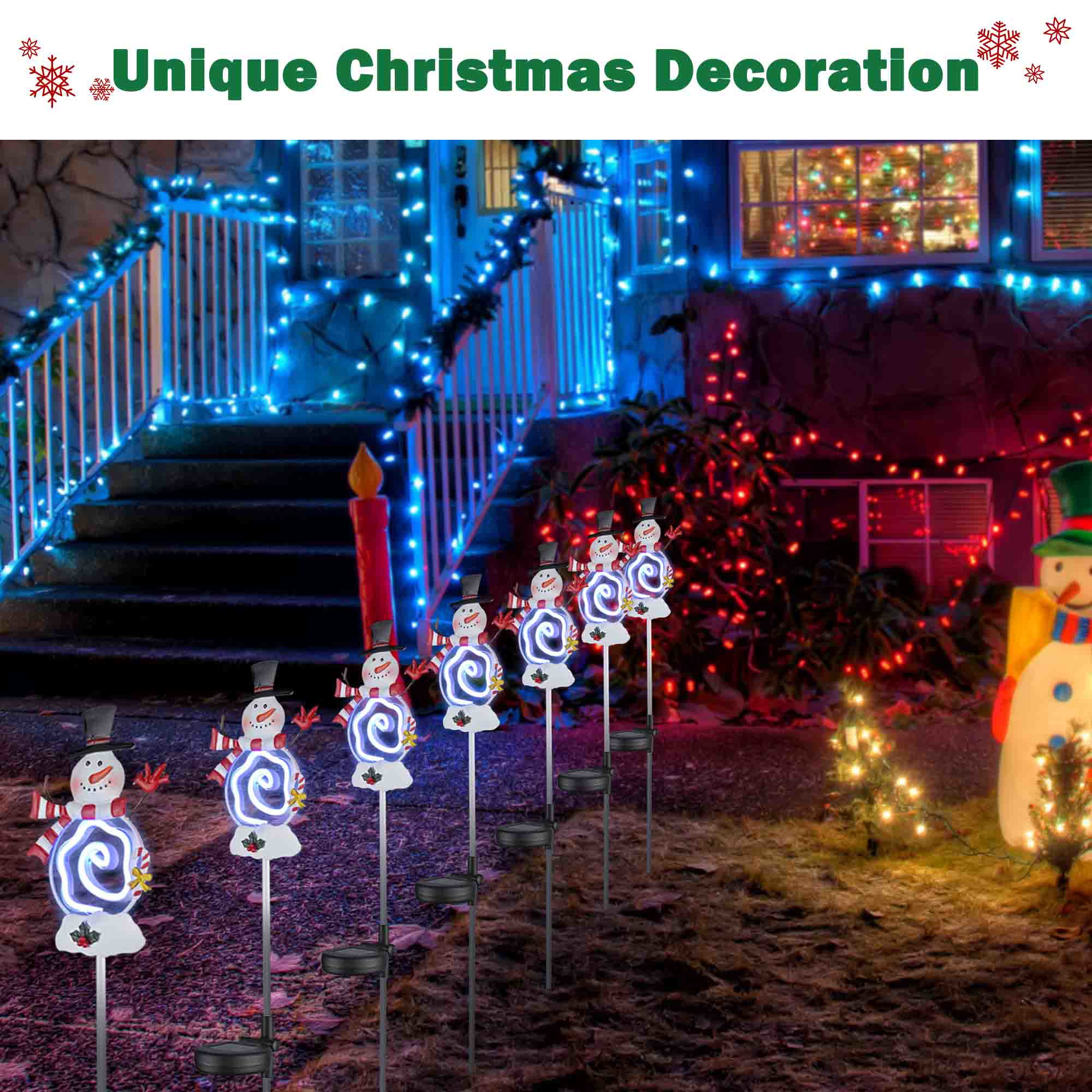 Stake Lights LED Pathway Garden Christmas Decor Outdoor 2/4/8/12 Pack - Picture 67 of 85