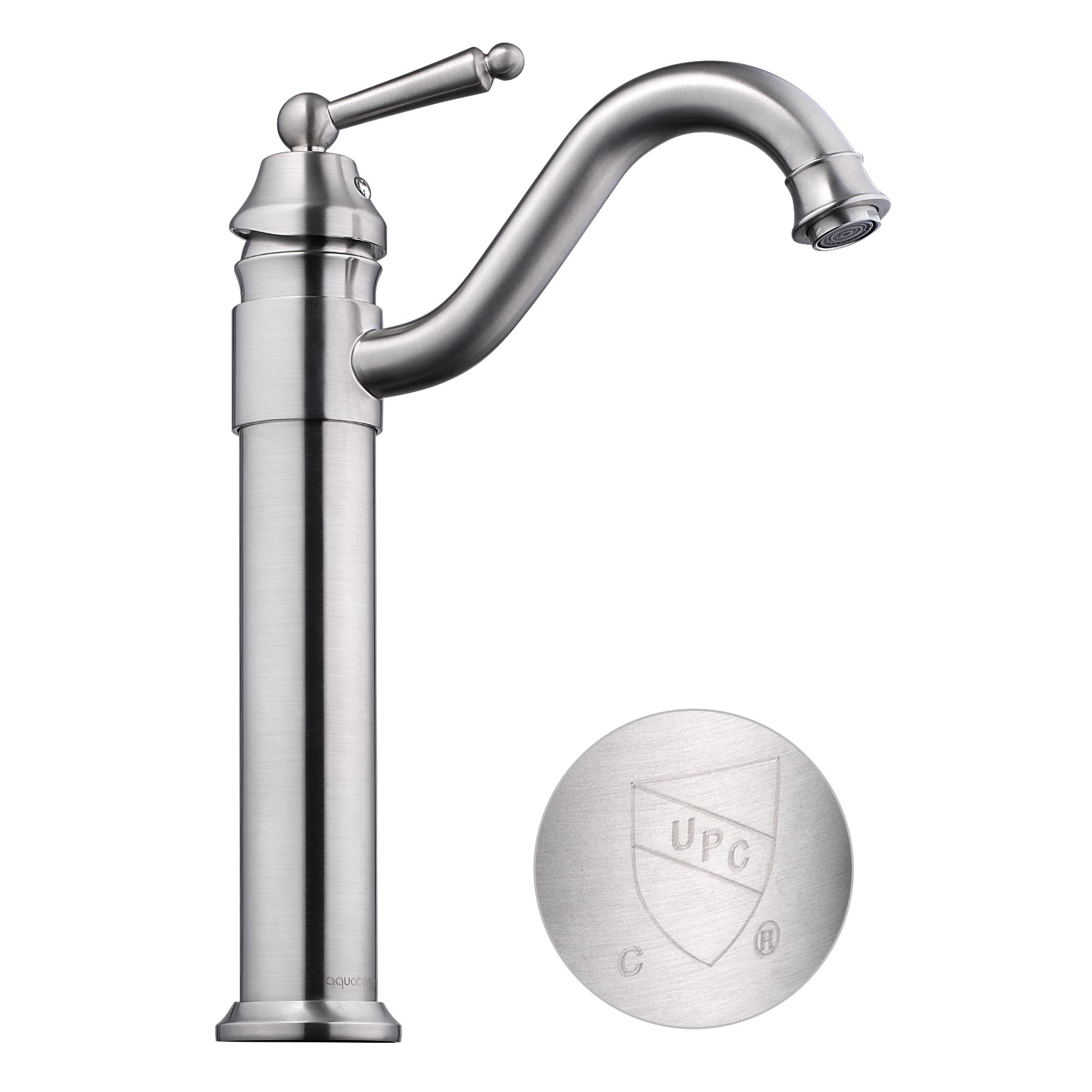 Aquaterior Bathroom Ceramic Countertop Vessel Sink Basin w/ Faucet Pop Up Drain - Picture 38 of 70