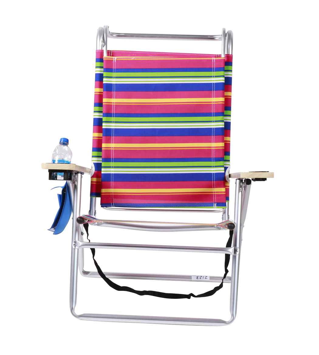 Deluxe 4 Position Aluminum Beach Chair With Canopy Shade Storage Pouch Ebay