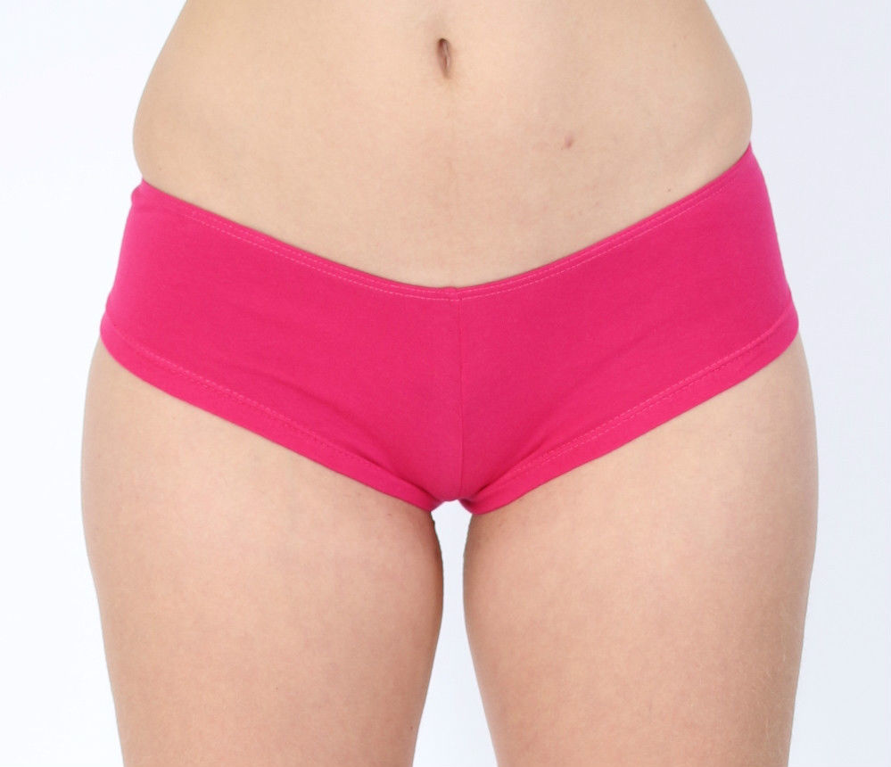 cotton booty shorts for women