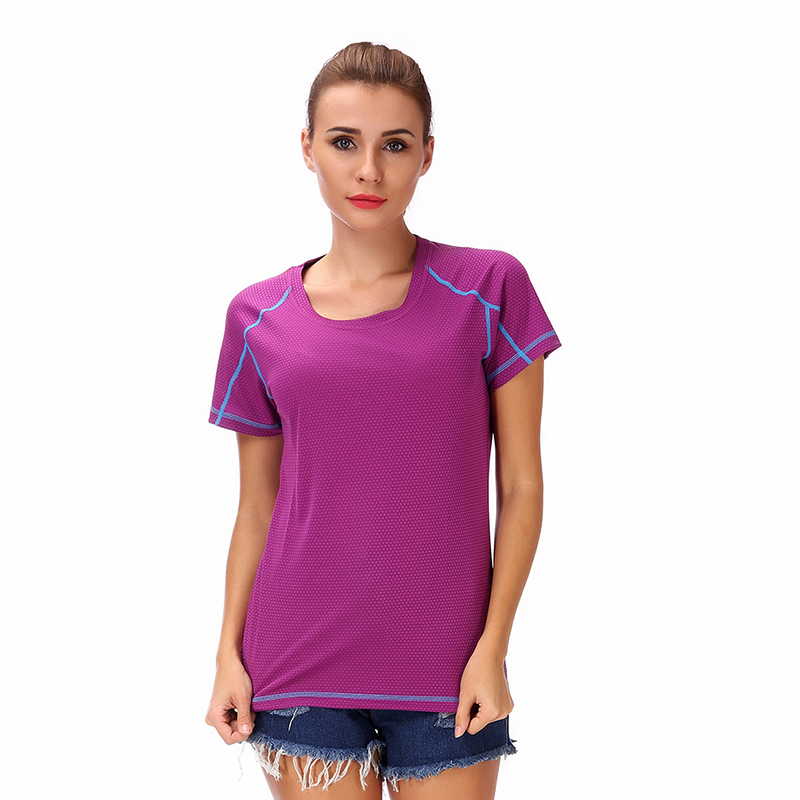 Women Mens Plain Fitness T Shirts Solid Short Sleeve Tee Top Gym Sport Running