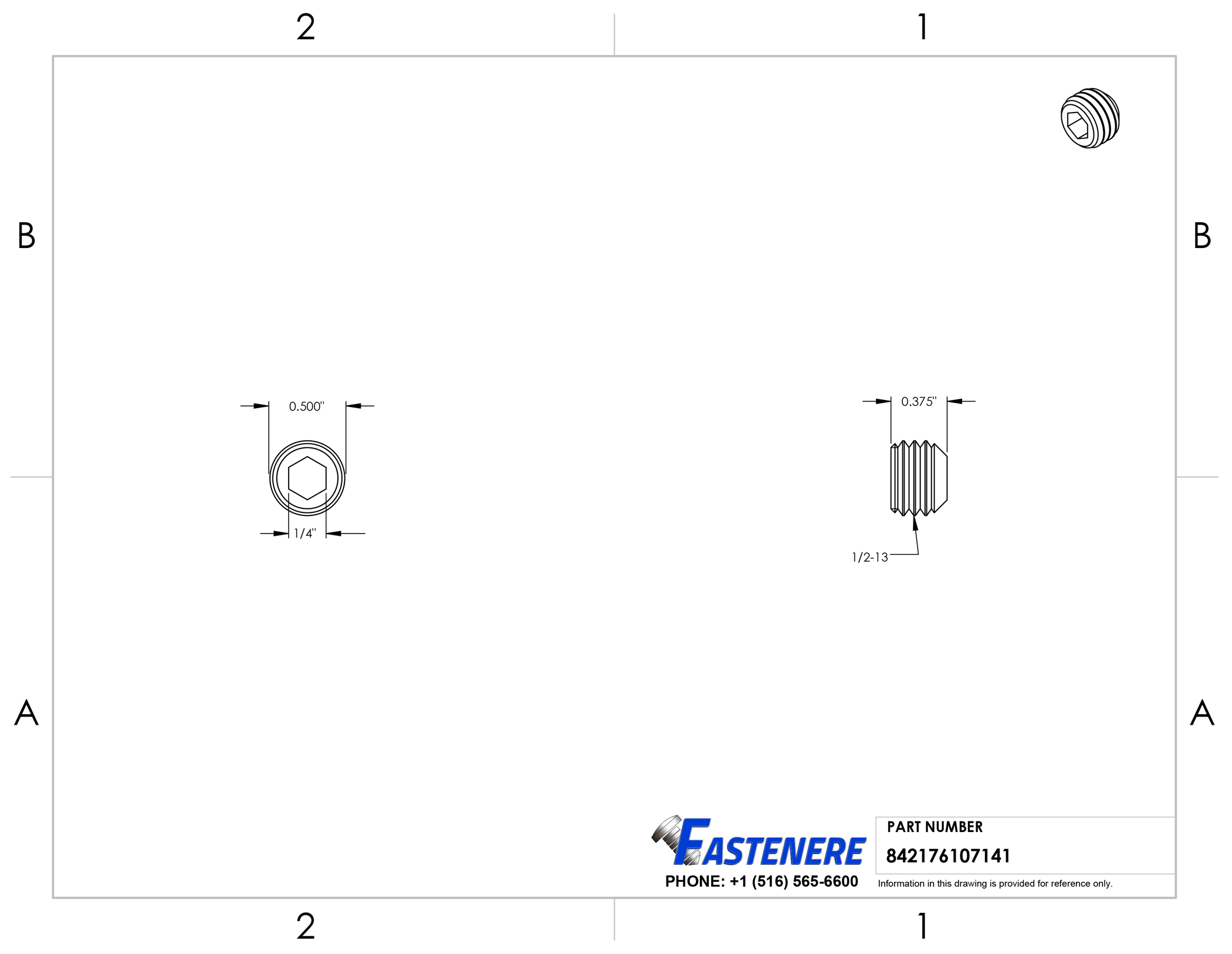 1/2-13 Socket Set Screws Allen Hex Drive Cup Point Stainless Steel 18-8 Qty 10 - Picture 40 of 54