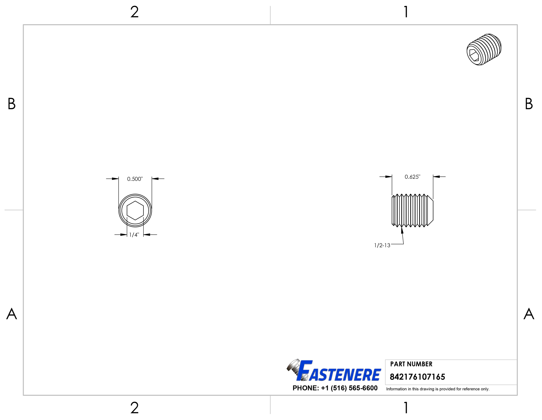 1/2-13 Socket Set Screws Allen Hex Drive Cup Point Stainless Steel 18-8 Qty 10 - Picture 45 of 54