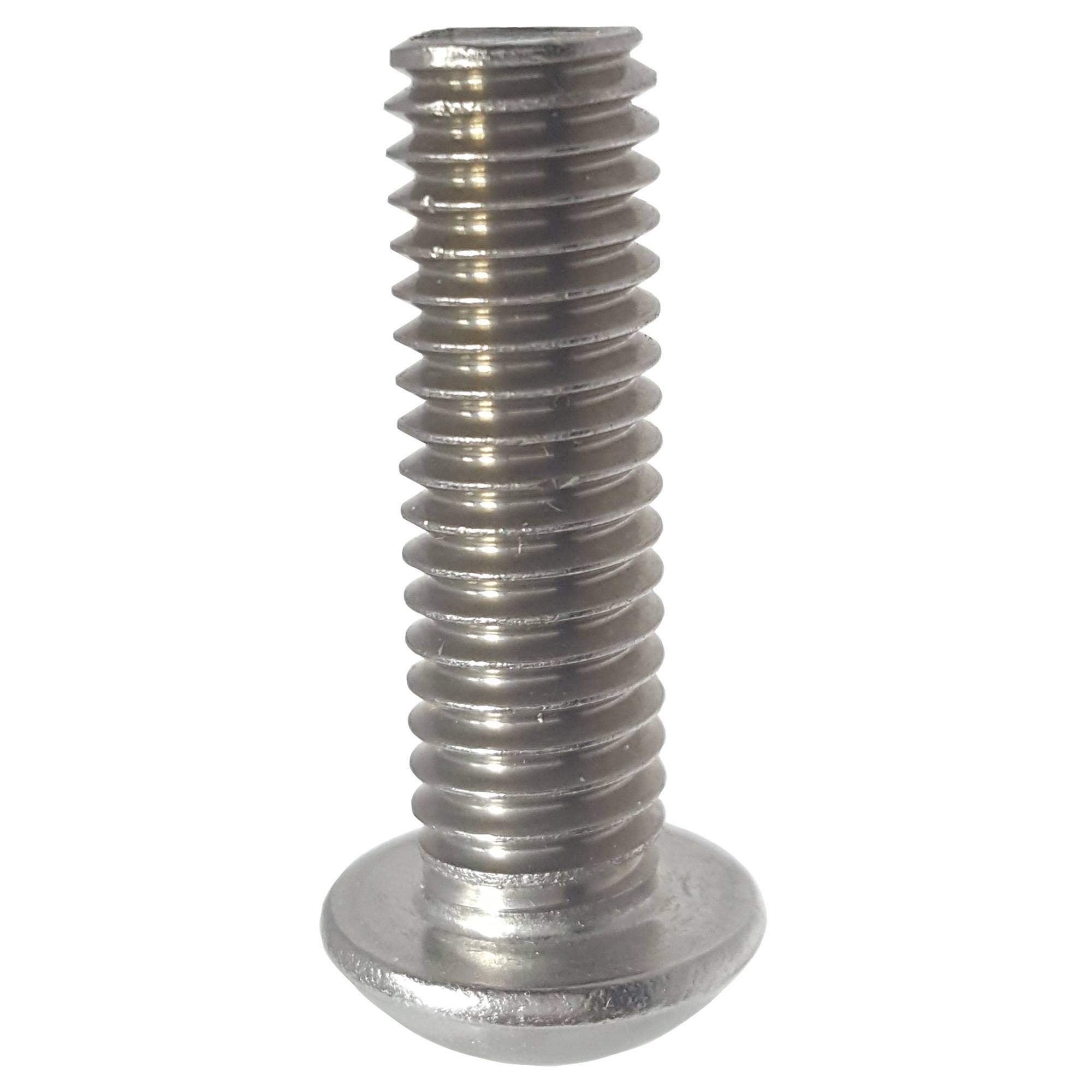 Bright Finish Quantity 50 By Fastenere Stainless Steel 18-8 Allen Socket Drive Full Thread 10-24 x 1 Button Head Socket Cap Screws Machine Thread