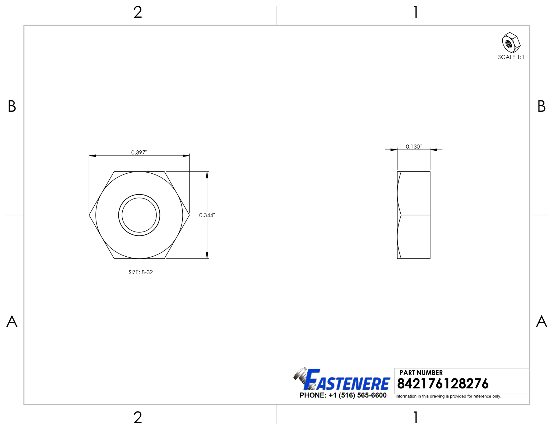 Machine Screw Hex Nuts Stainless Steel Grade 18-8 All Sizes and Quantities - Picture 55 of 59