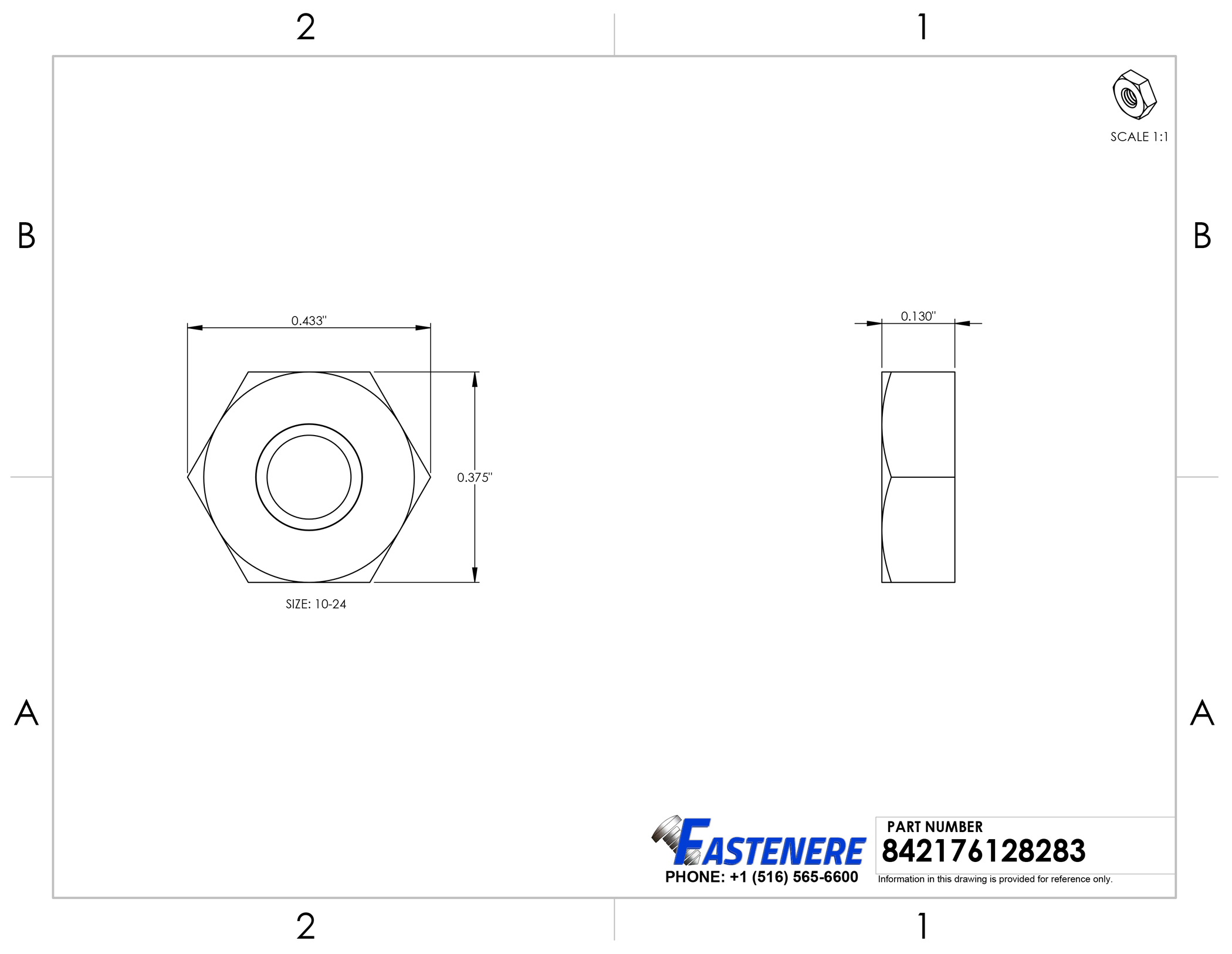 Machine Screw Hex Nuts Stainless Steel Grade 18-8 All Sizes and Quantities - Picture 15 of 59