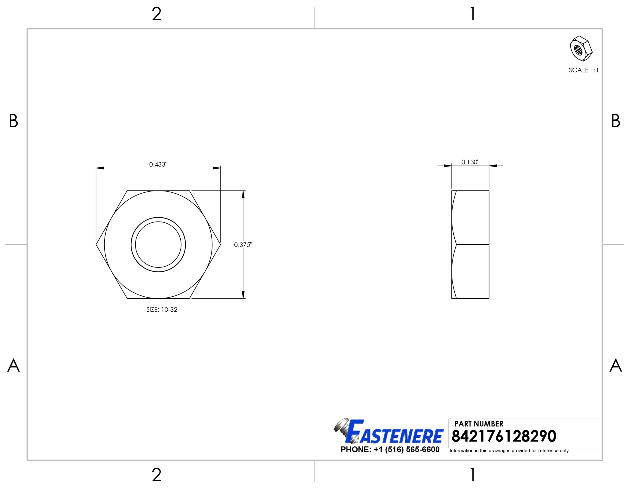 Machine Screw Hex Nuts Stainless Steel Grade 18-8 All Sizes and Quantities - Picture 20 of 59