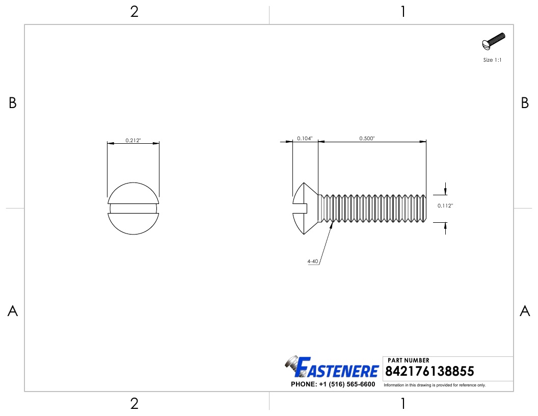4-40 Slotted Oval Head Countersunk Machine Screws Stainless Steel 18-8 All Sizes - Picture 15 of 55