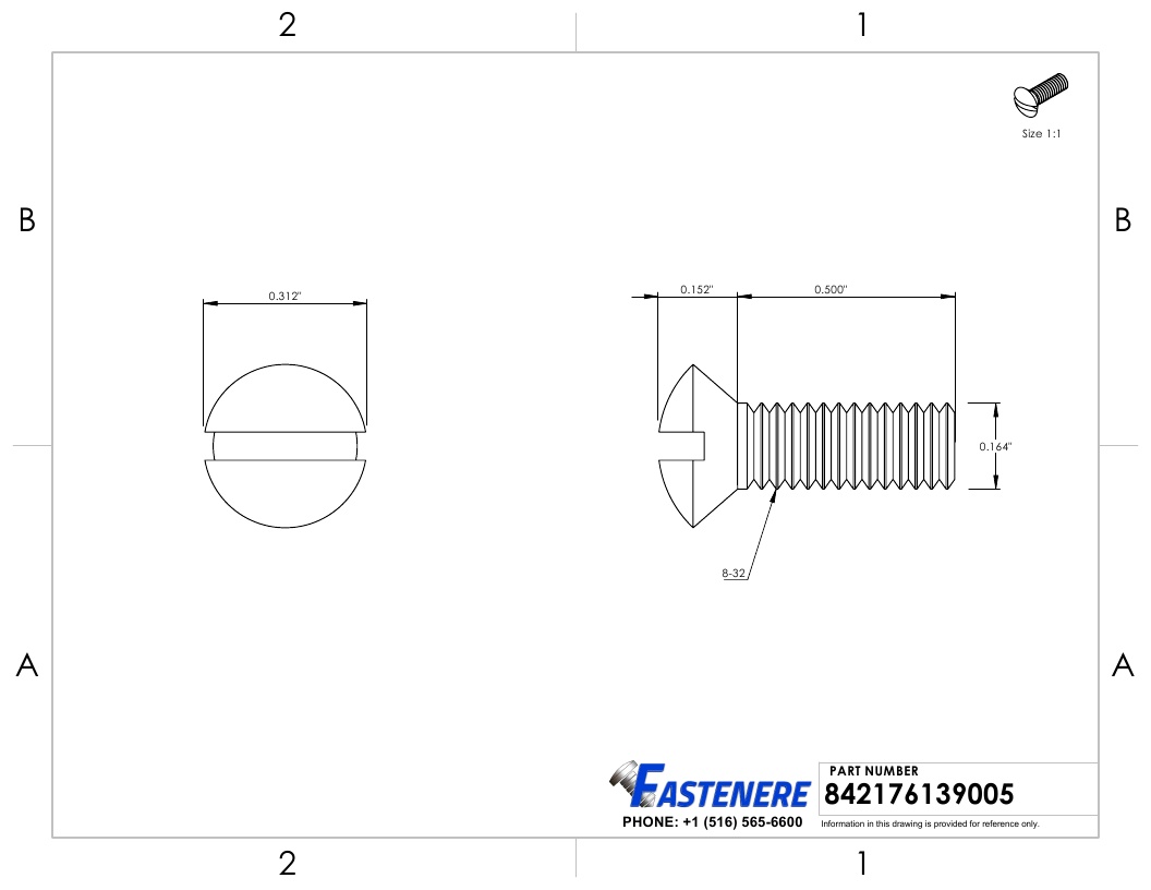 8-32 Slotted Oval Head Countersunk Machine Screws Stainless Steel 18-8 All Sizes - Picture 36 of 76