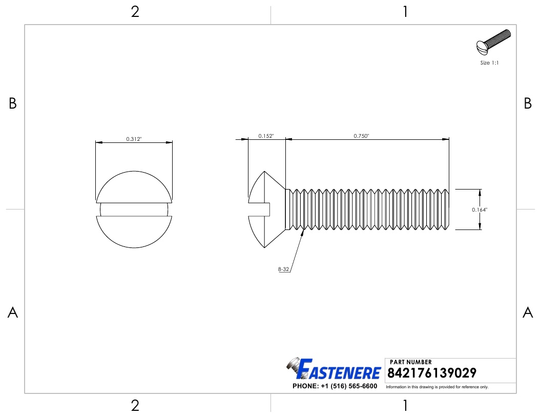 8-32 Slotted Oval Head Countersunk Machine Screws Stainless Steel 18-8 All Sizes - Picture 57 of 76