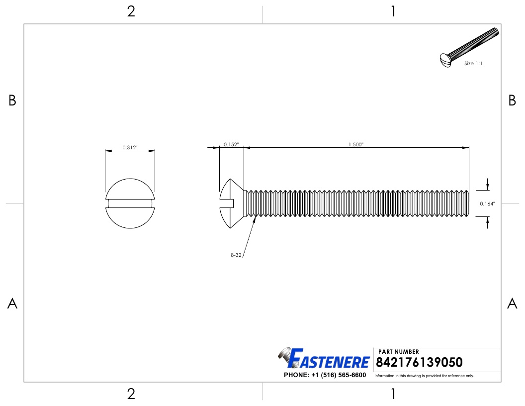 8-32 Slotted Oval Head Countersunk Machine Screws Stainless Steel 18-8 All Sizes - Picture 15 of 76