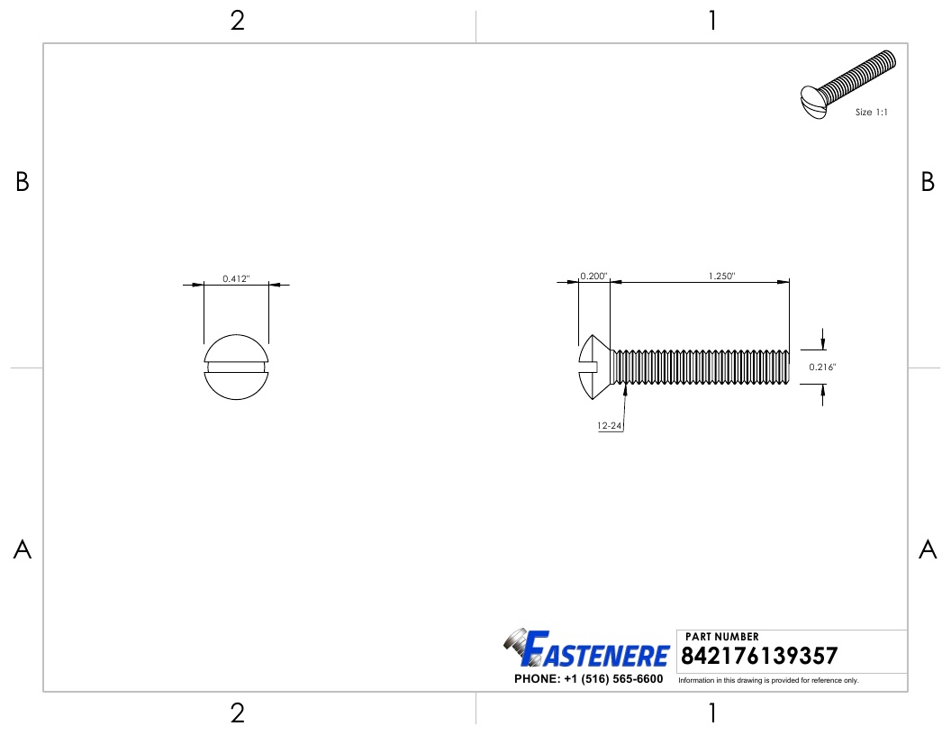 12-24 Slotted Oval Head Countersunk Machine Screws Stainless Steel 18-8 All Size - Picture 22 of 41