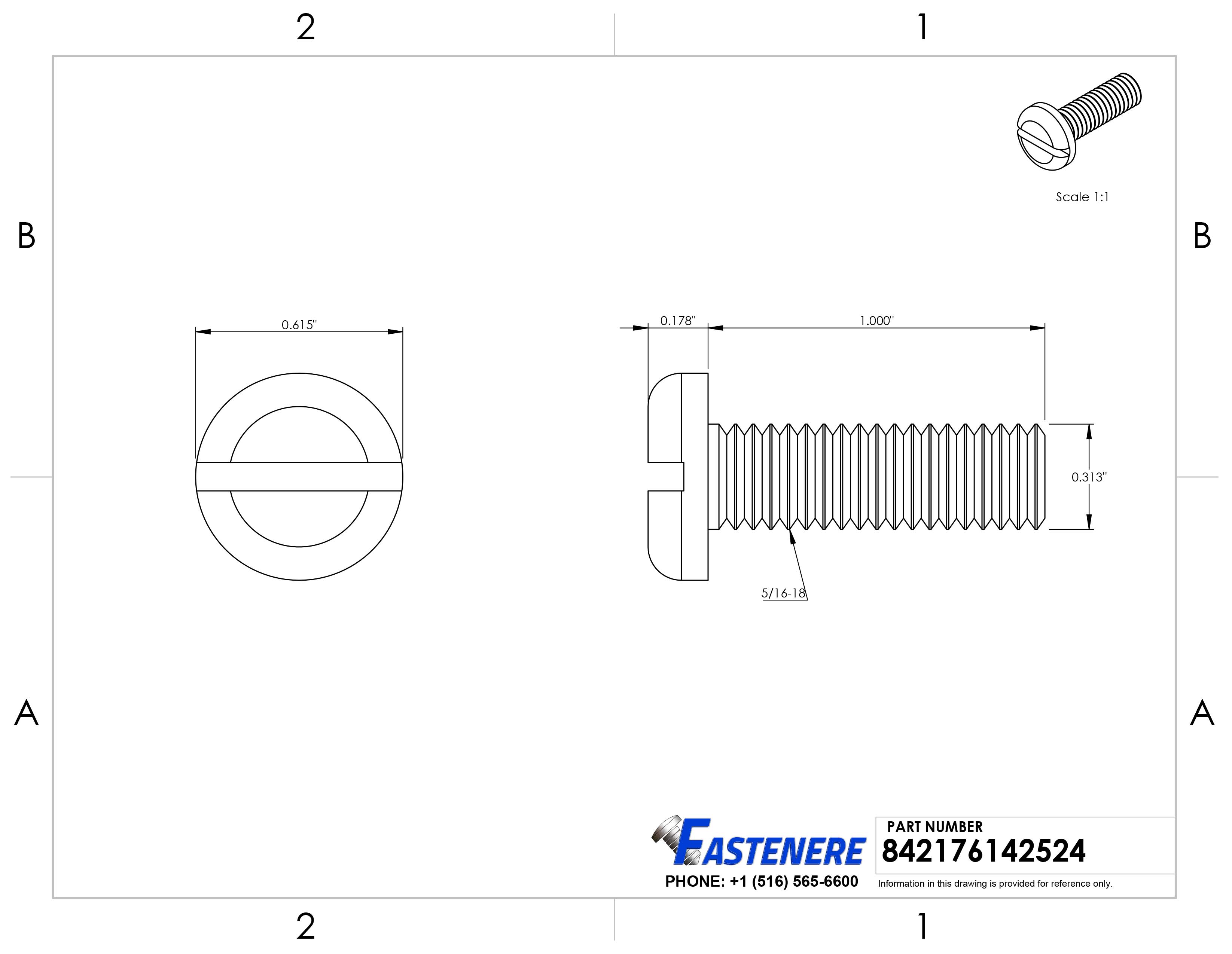 5/16-18 Pan Head Machine Screw Slotted Drive Stainless Steel All Sizes Available - Picture 7 of 62