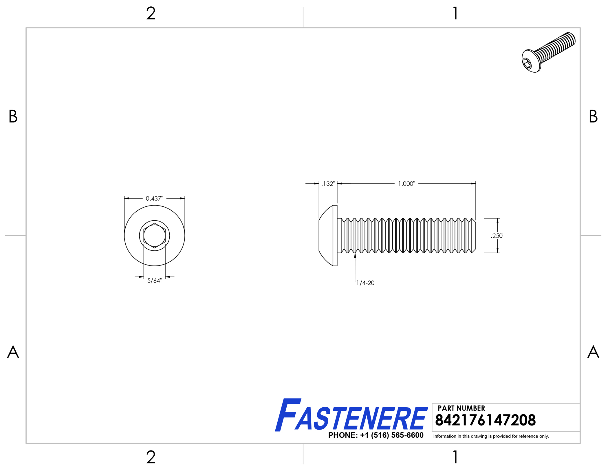 1/4-20 Botón Cabeza Zócalo Tapa Tornillos Allen Bolt 18-8 Acero inoxidable Cantidad25 - Imagen 6 de 170