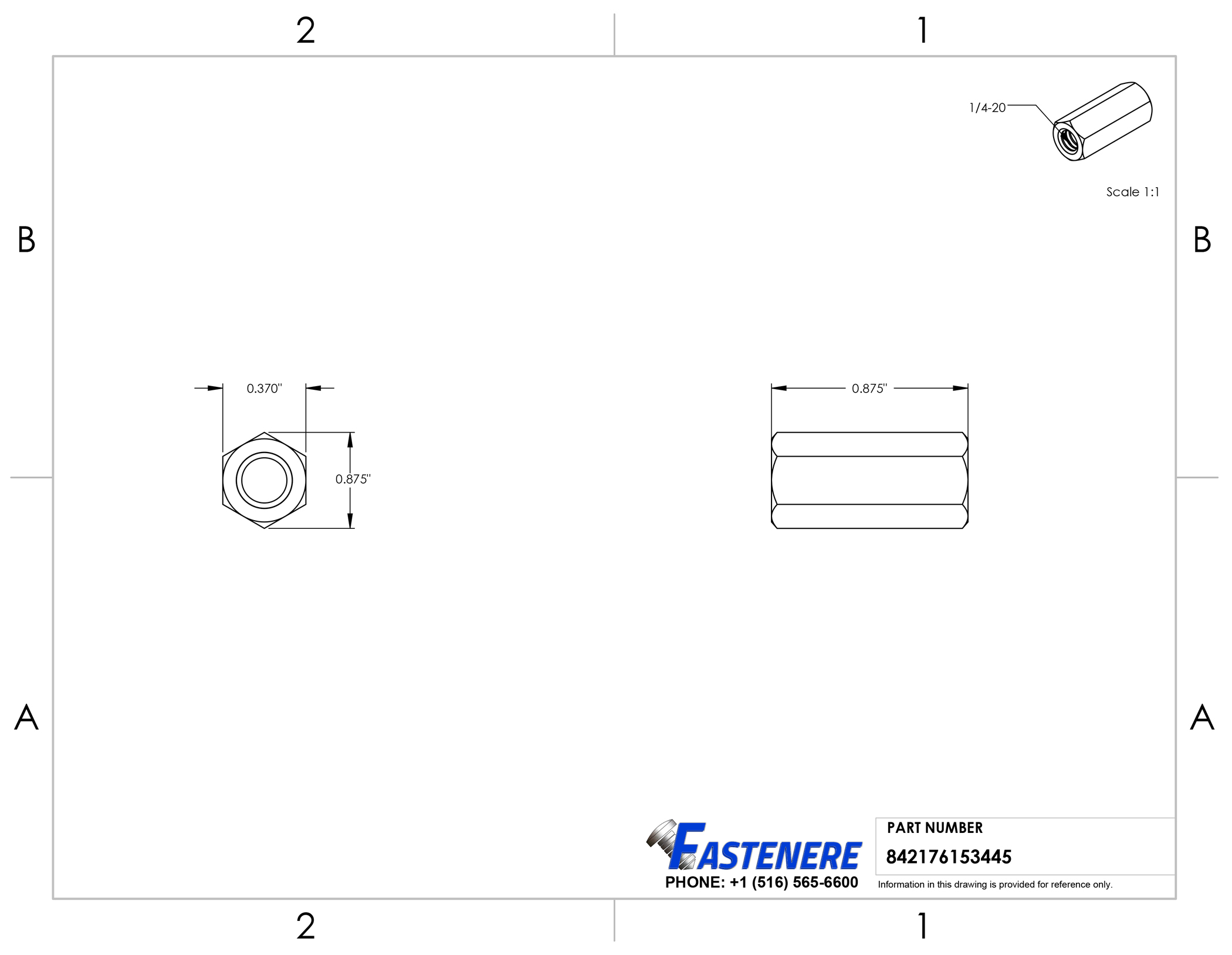 1/420 Rod Coupling Nut, Stainless Steel 188 Extension Qty 10 eBay