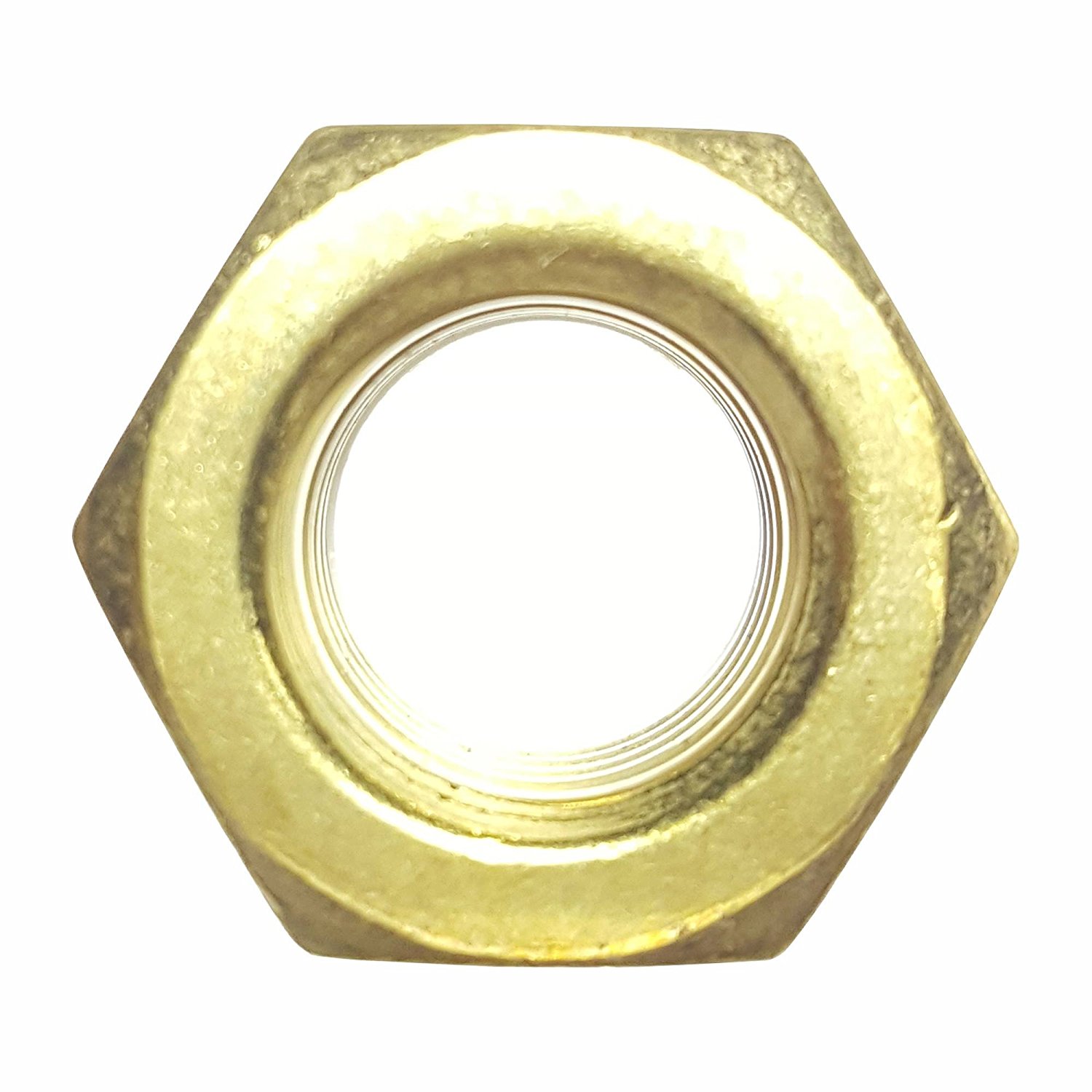 thumbnail interactive-video image 1 of Albany County Fasteners 25-Pack Brass Nylon Insert Lock Nuts - UNC #6-32 To 1/2-13 1 of 4