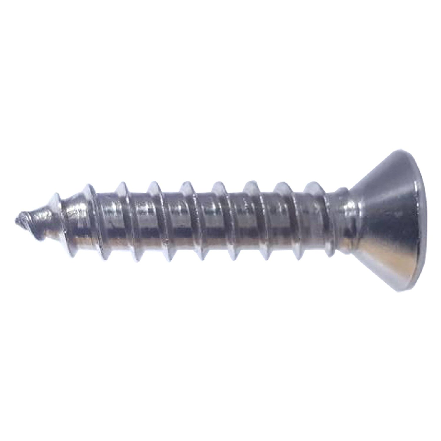 0 Phillips Flat Head Self Tapping Sheet Metal Screws Stainless Steel