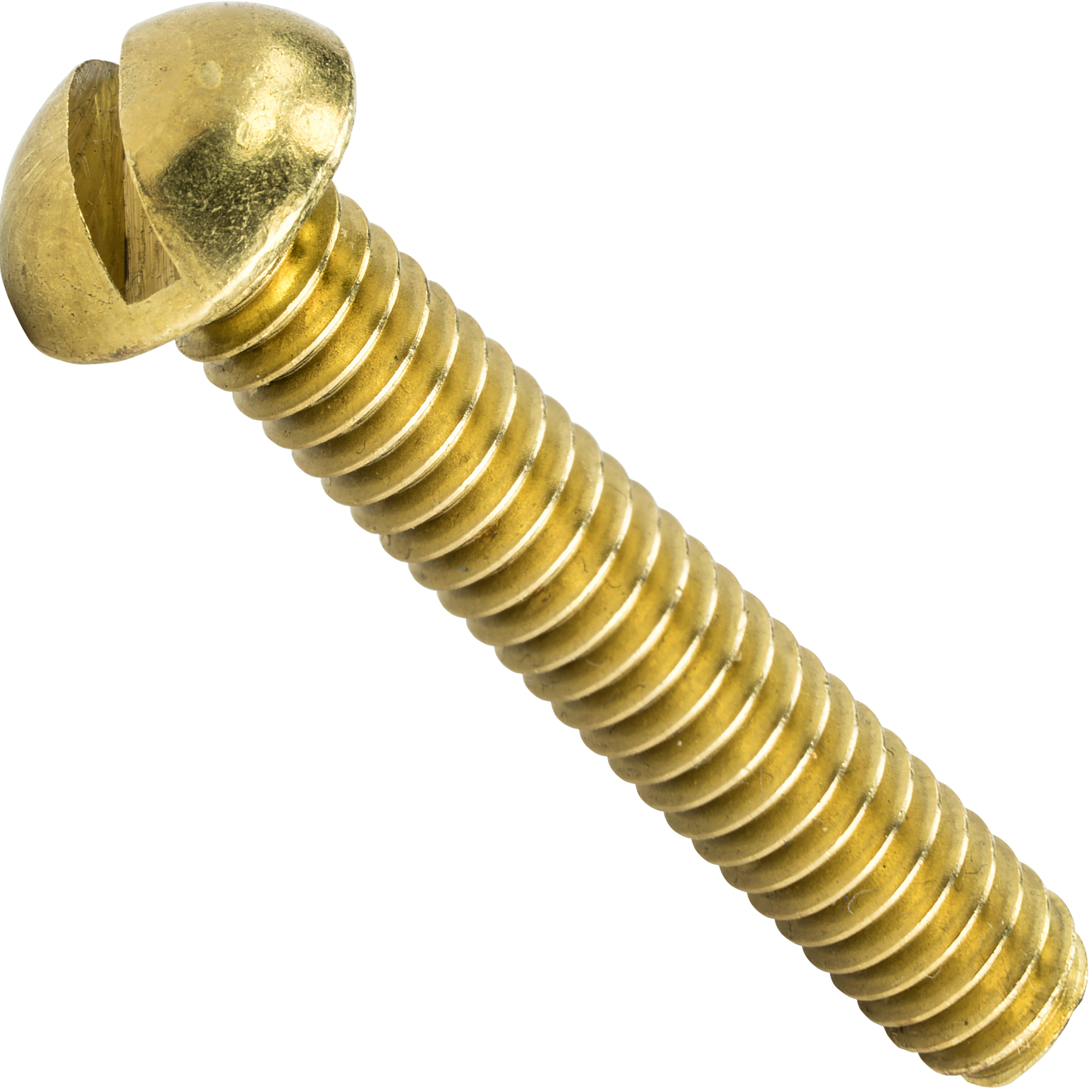 4 40 Brass Round Head Machine Screws Bolts Slotted Drive All Lengths Available