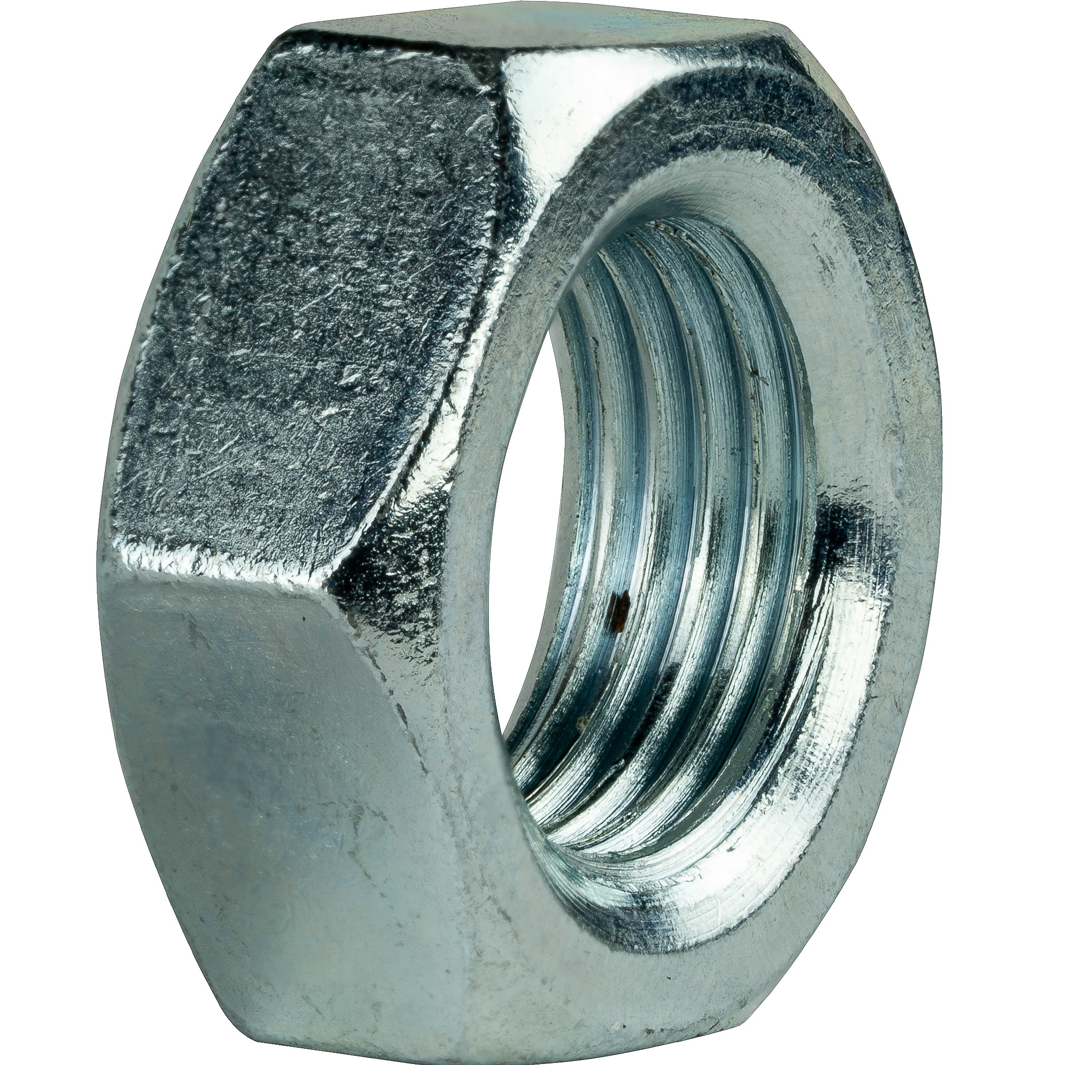 #4-40 Hex Machine Screw Nuts – Grade 2 Steel, Electro Zinc Plated, Qty 100, Fastenere
