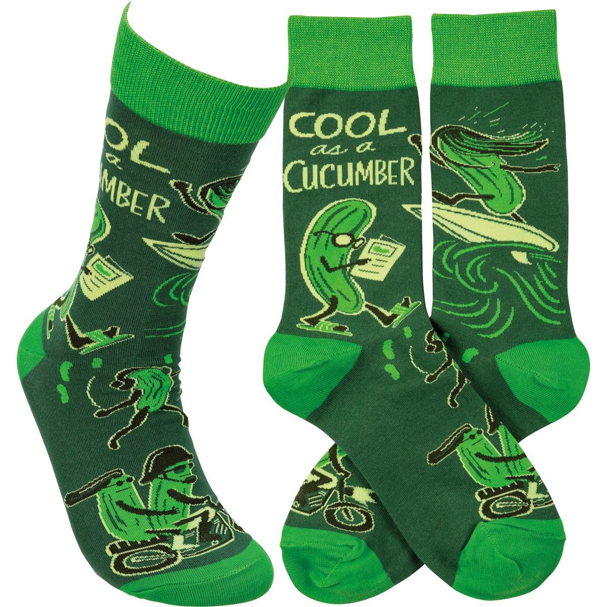 ミミ Primitives by Kathy 113084 Cool as a Cucumber Socks | eBay