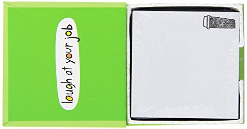 Cats at Work Kathy Weller Today's Goal Stay Employed Memo Cube Notepad, 1.5" - Picture 3 of 4