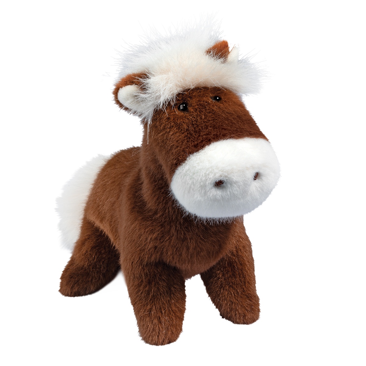 Douglas Toys Jorge Chestnut Horse Muzzle Plush Stuffed Animal Toy